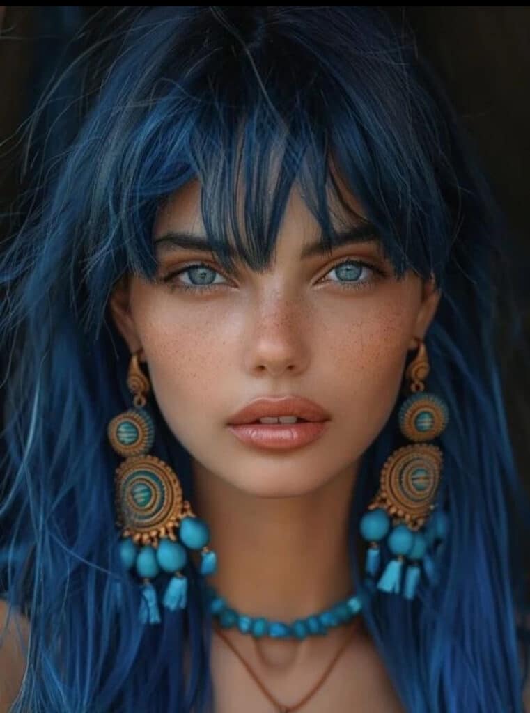 Electric cobalt blue