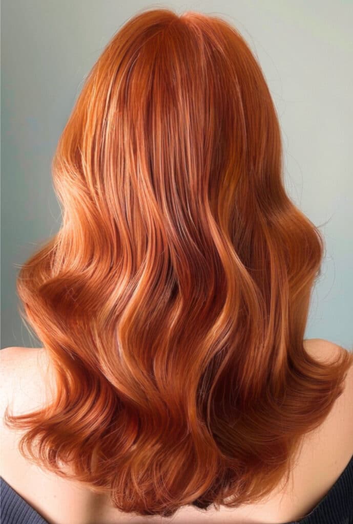 Sunset copper glam