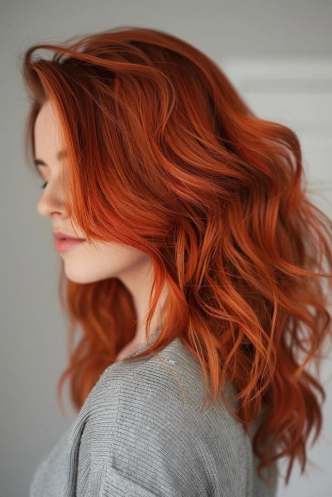 Sunset copper glam