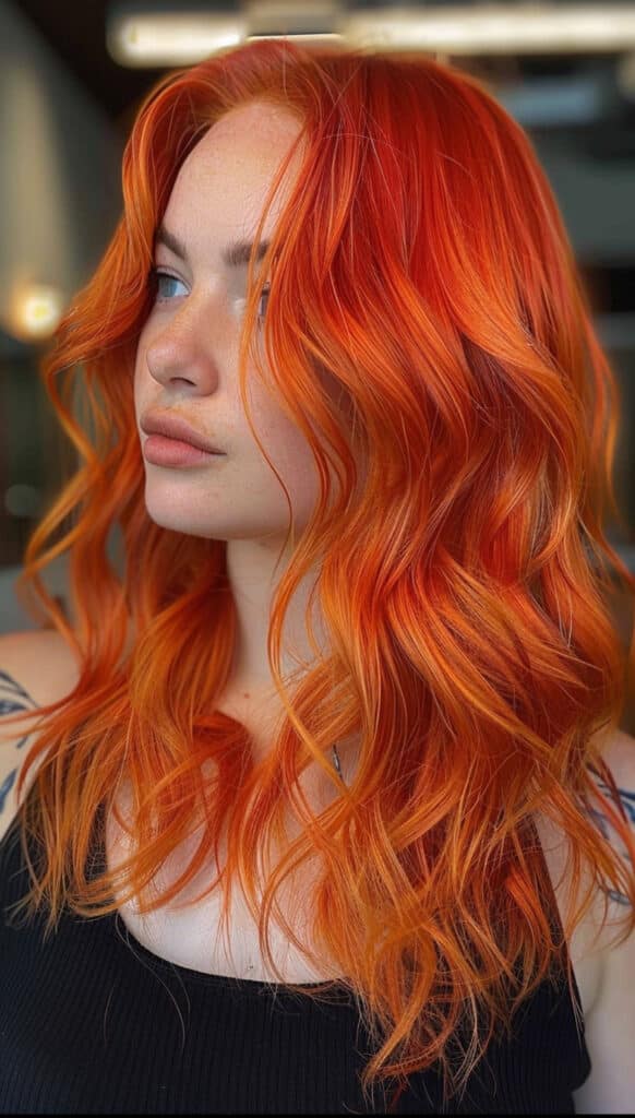 Sunset copper glam