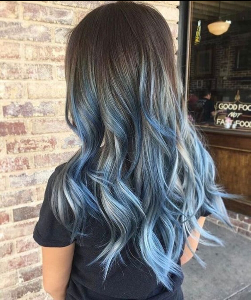 Indigo bronde hair