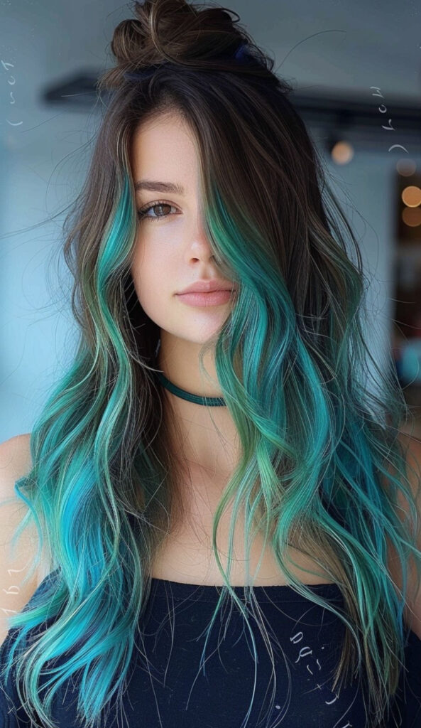 indigo bronde hair