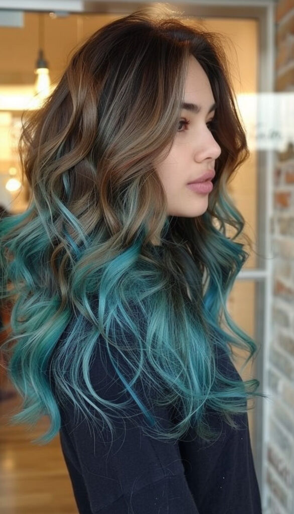 indigo bronde hair