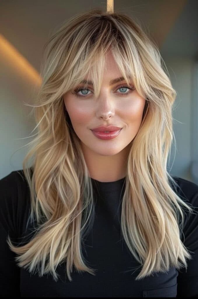 lungo leggermente scalato