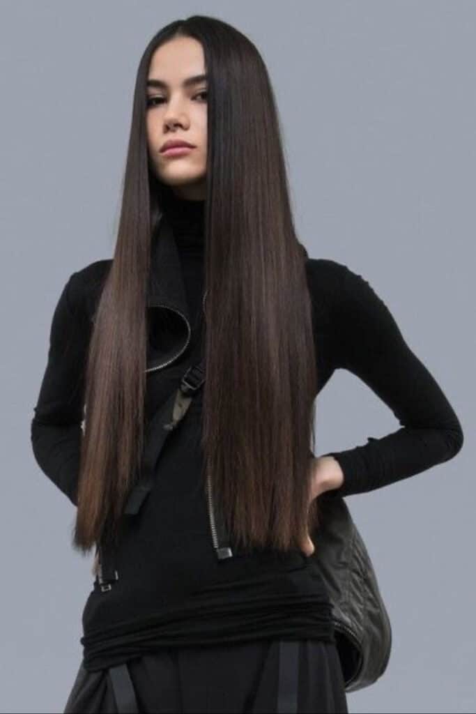 taglio lungo e netto