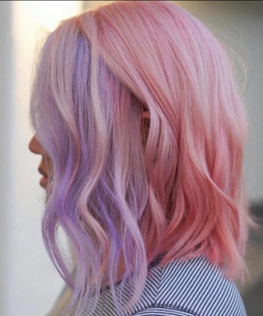 mix rosa pastello e lavanda