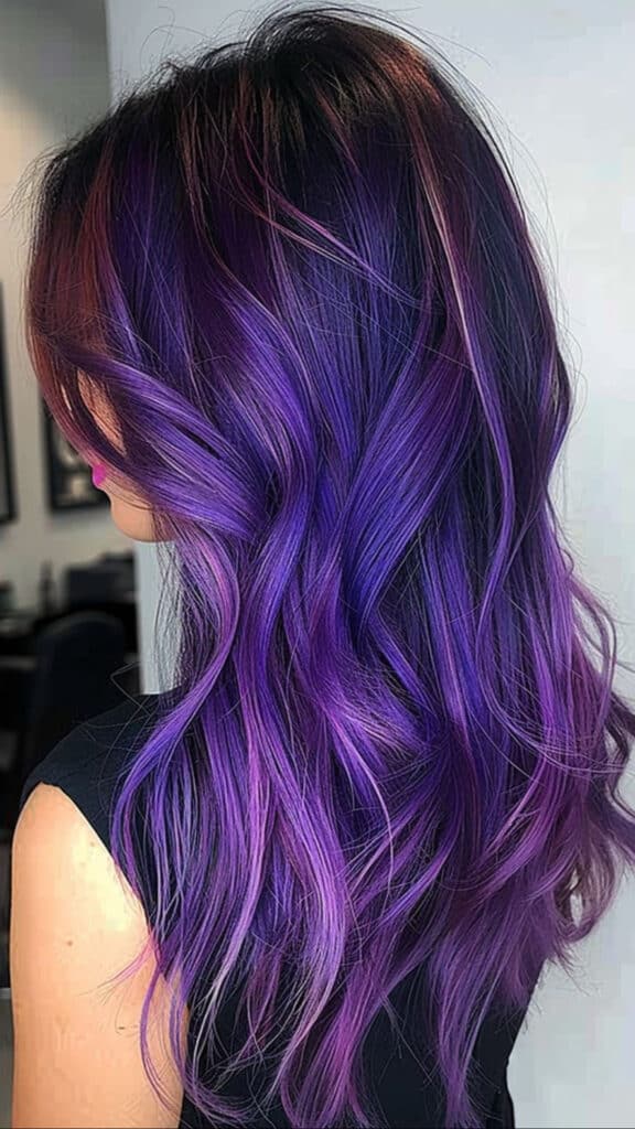 balayage viola