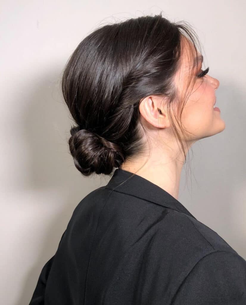 chignon basso