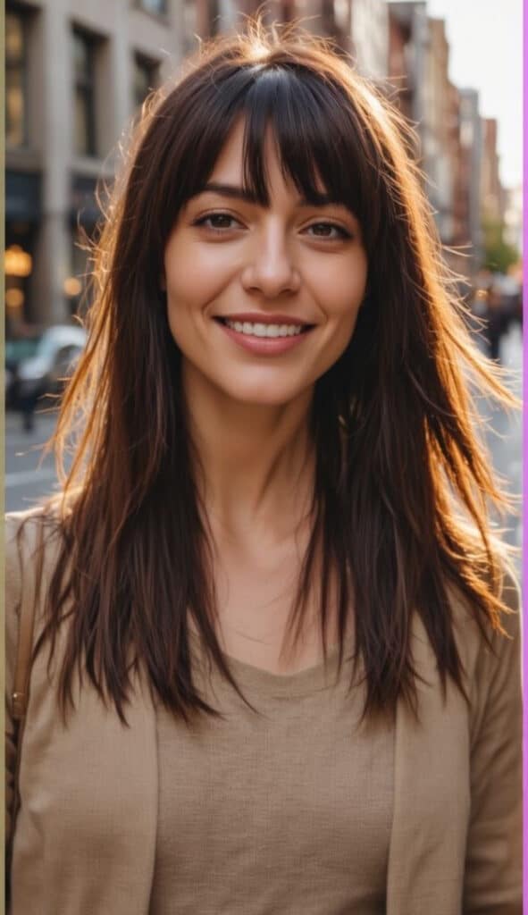 frangia lunga scalata