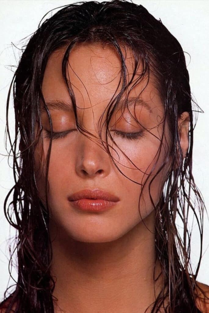 wet hair