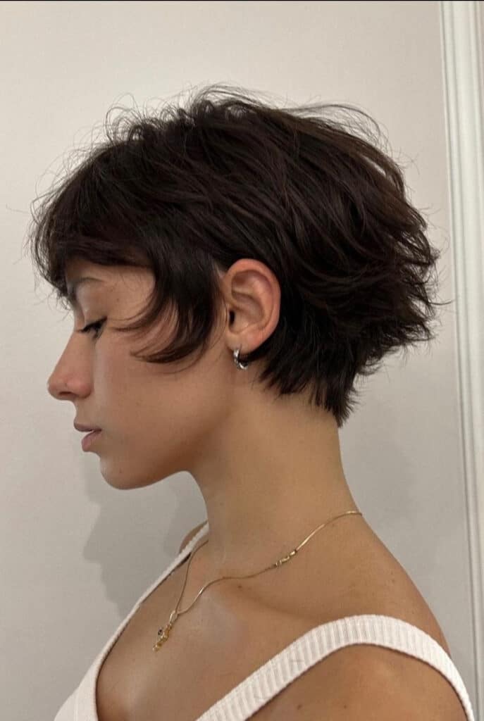 pixie cut vaporoso