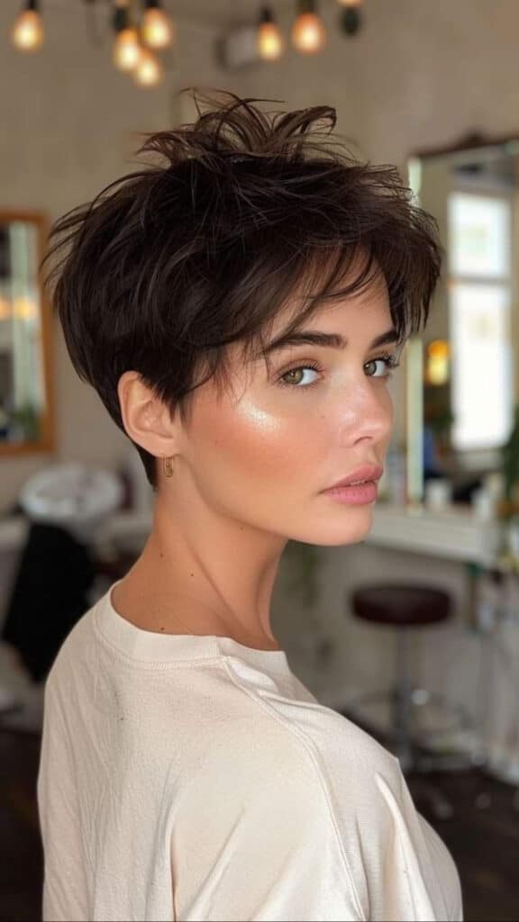 pixie cut vaporoso