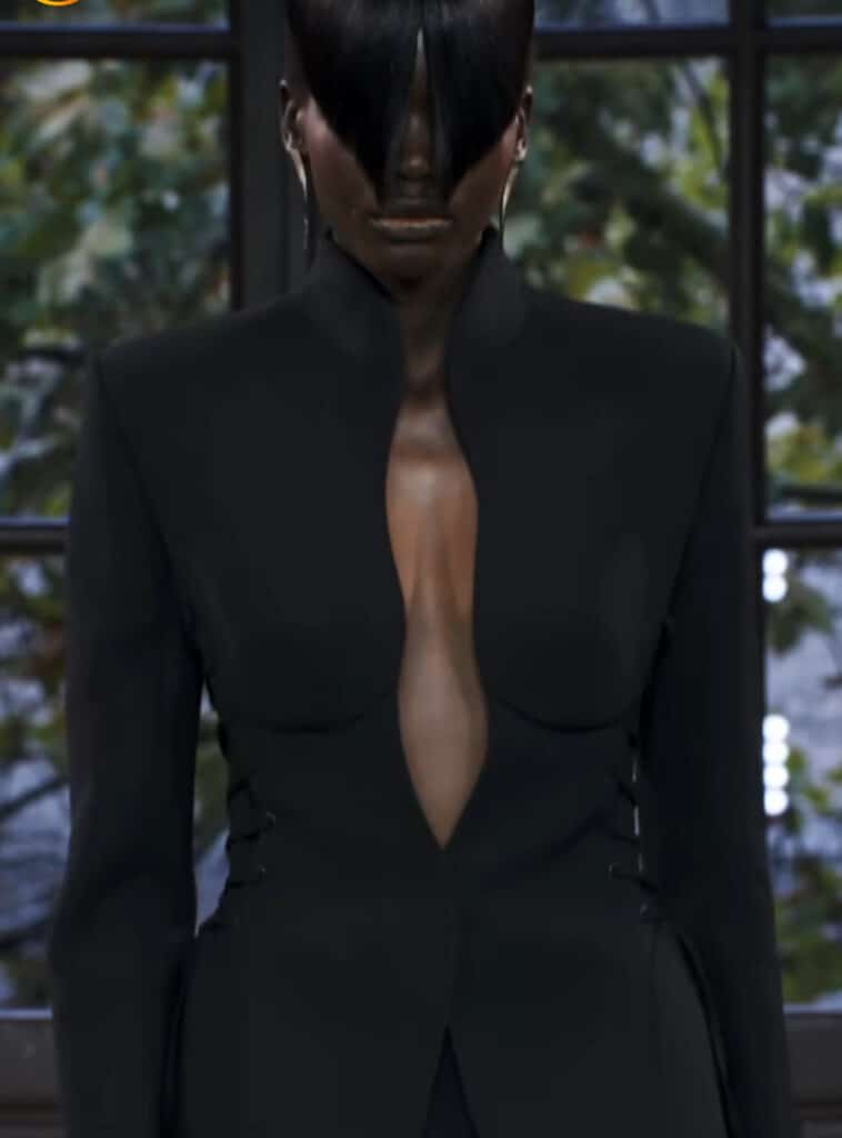 la frangia di mugler