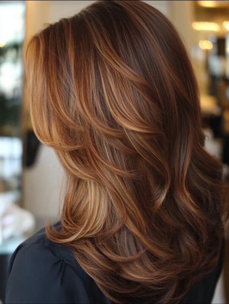 bob con degradé caramello