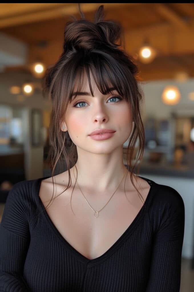 messy bun