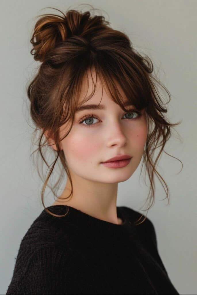 messy bun