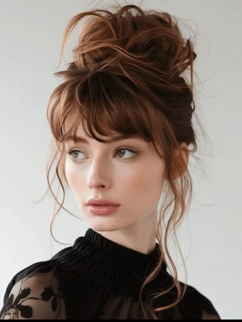 messy bun