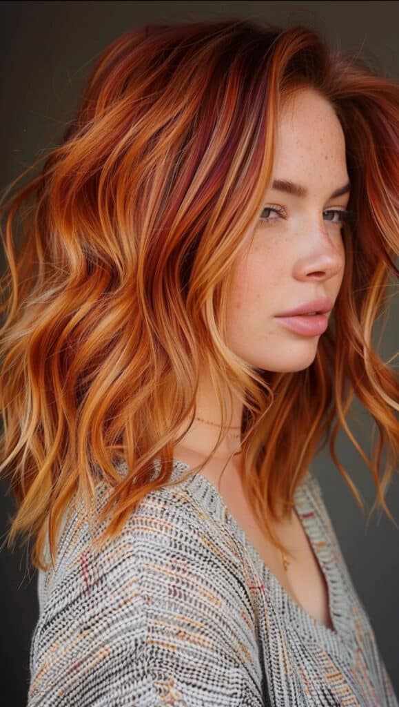 pumpkin spice hair