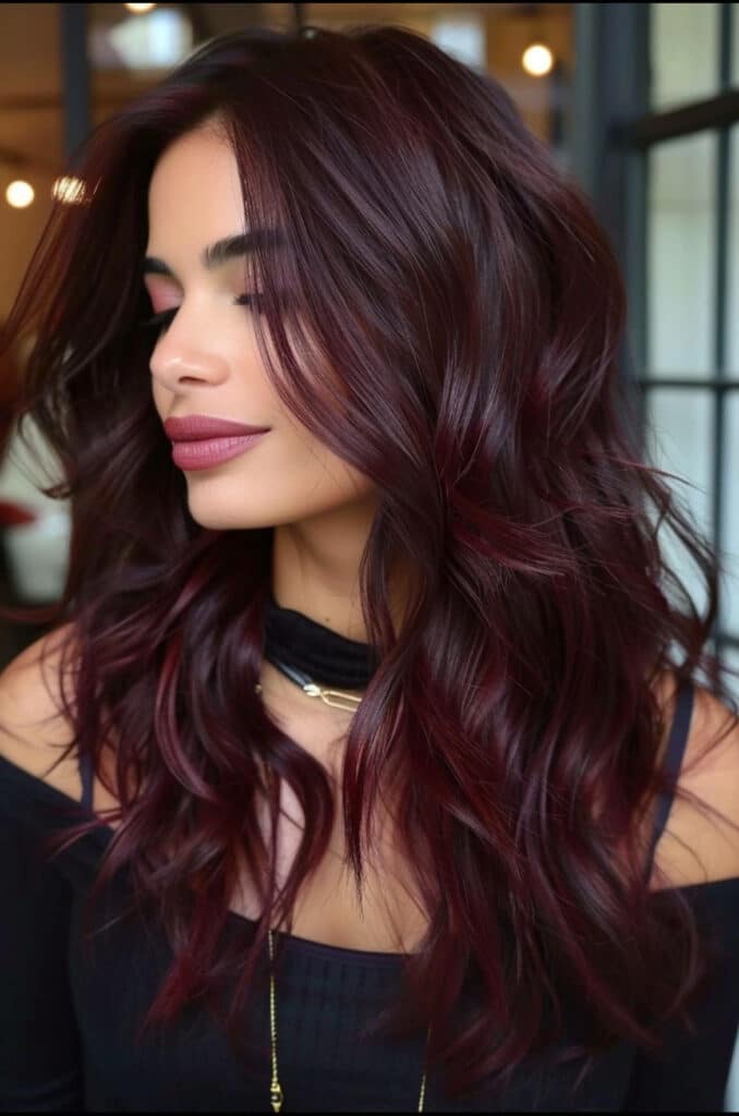 chocolate cherry brown
