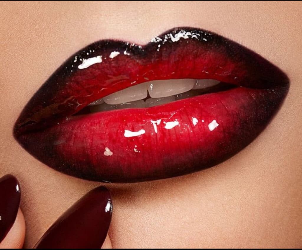 ombré lips