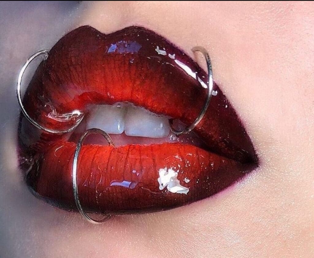 ombré lips