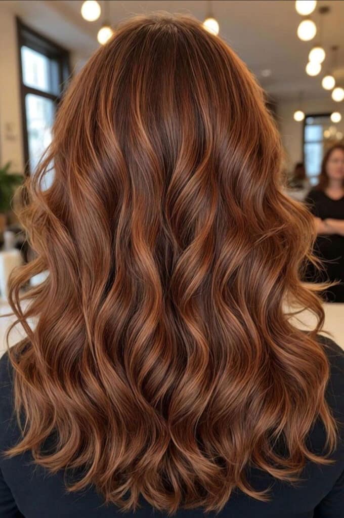 chesnut cinnamon hair