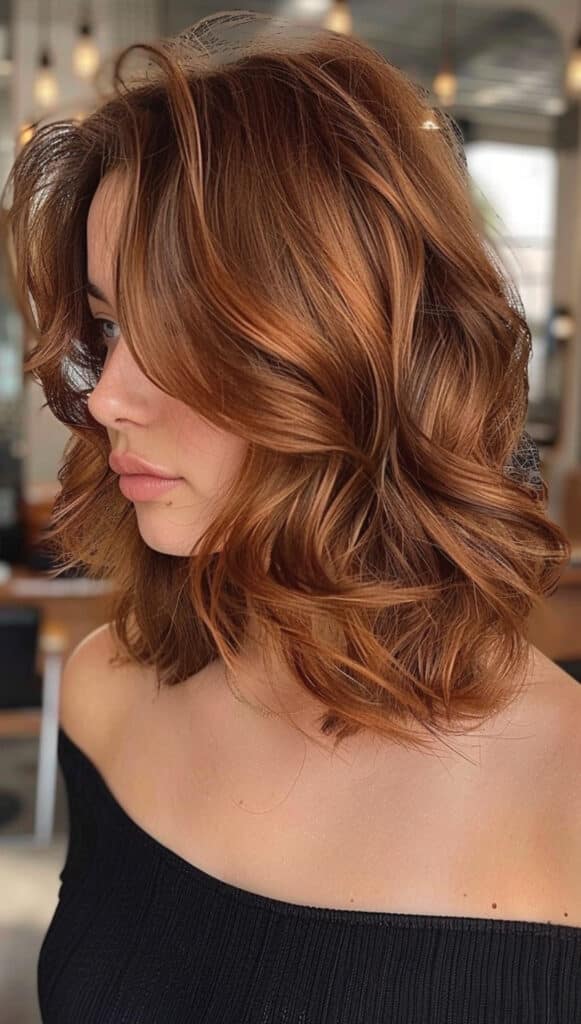 chesnut cinnamon hair