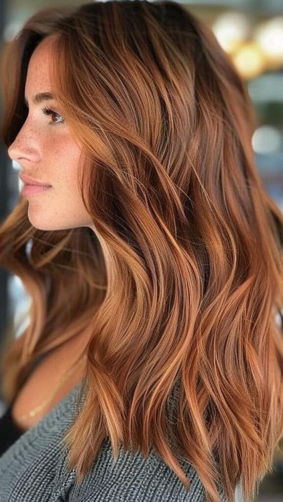 chesnut cinnamon hair