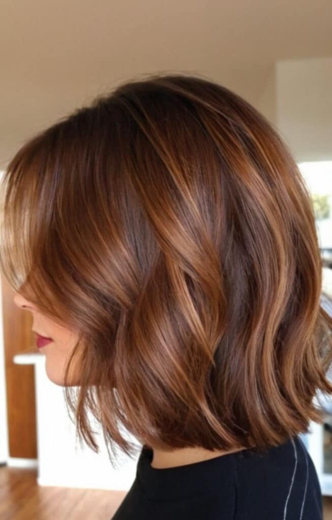 chesnut cinnamon hair