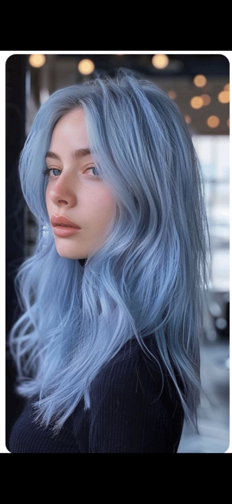 capelli azzurro pastello 