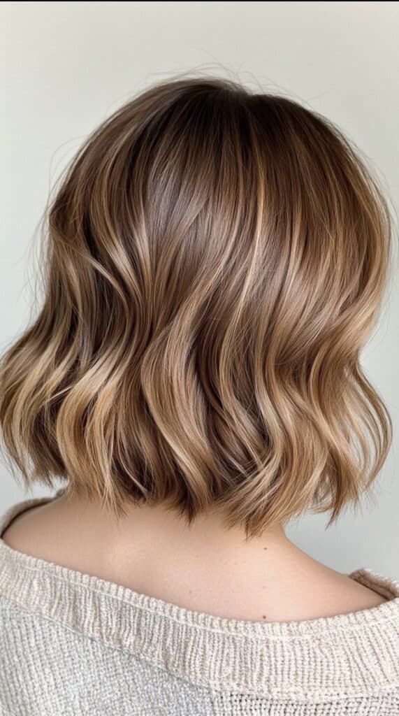 honey brown balayage