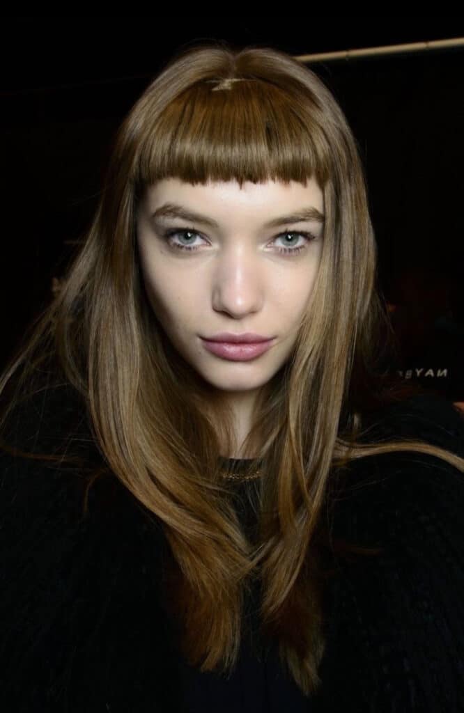 mini frangia scalata