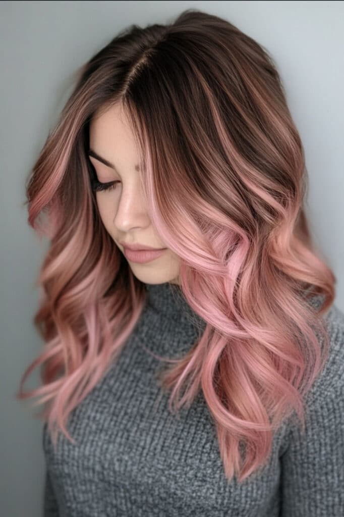 balayage rosa