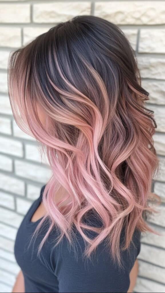 balayage rosa