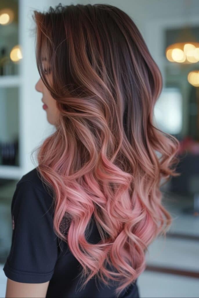 balayage rosa