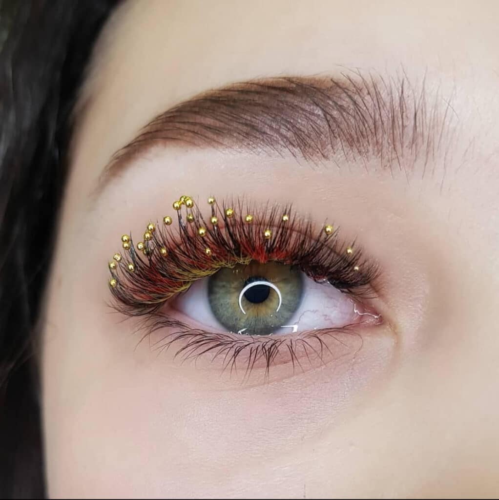 mascara glitter
