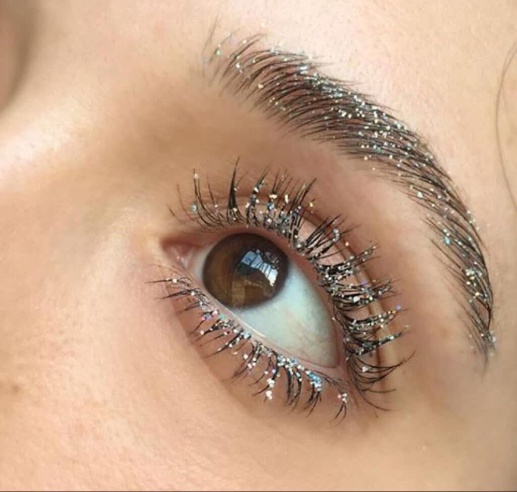 mascara glitter