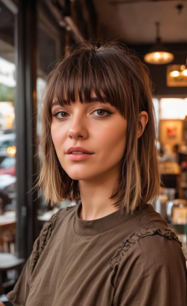 caschetto effetto spettinato