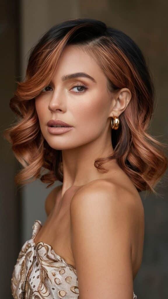 copper ombré