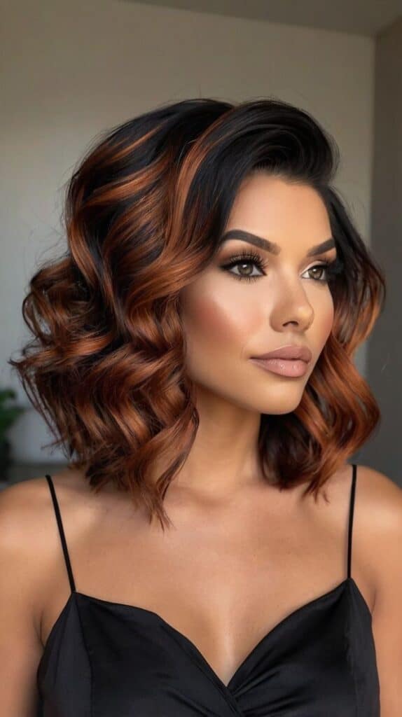 copper ombré