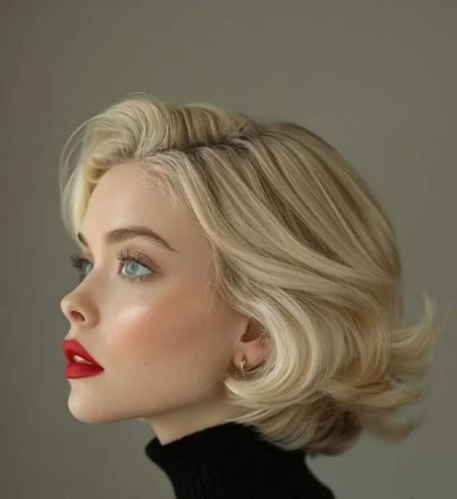 caschetto alla Marilyn