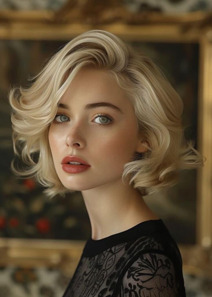 caschetto alla Marilyn