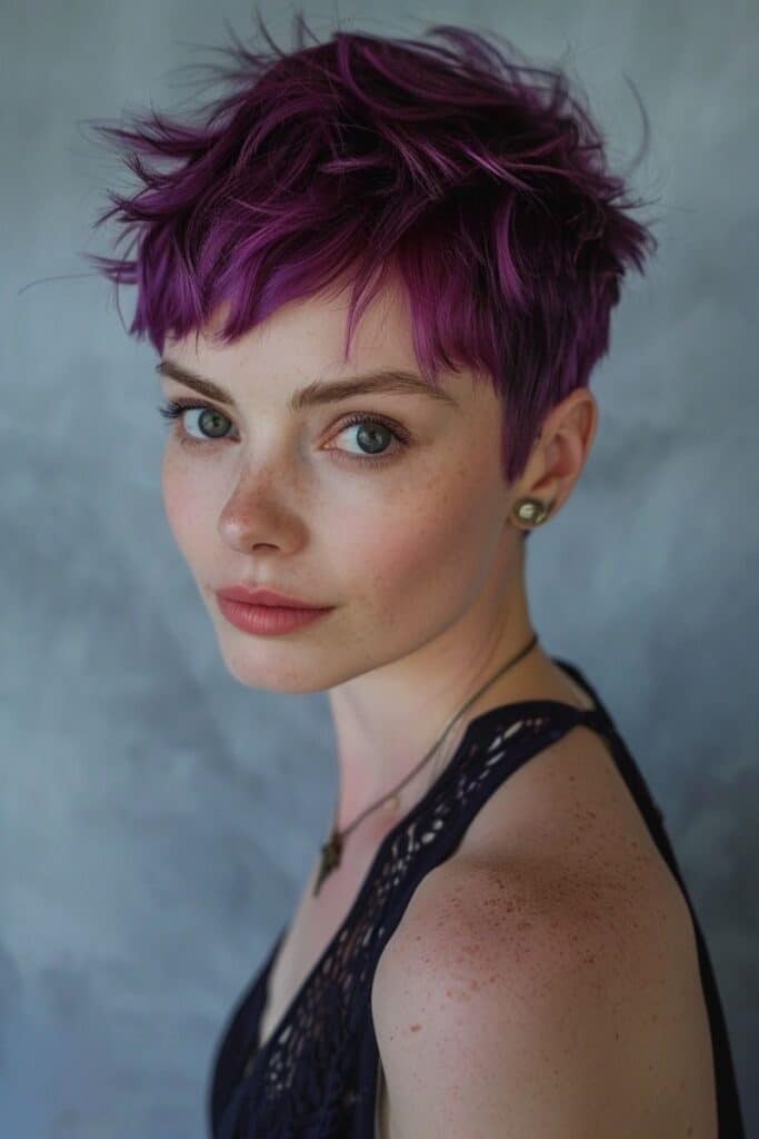 pixie cut multicolor 
