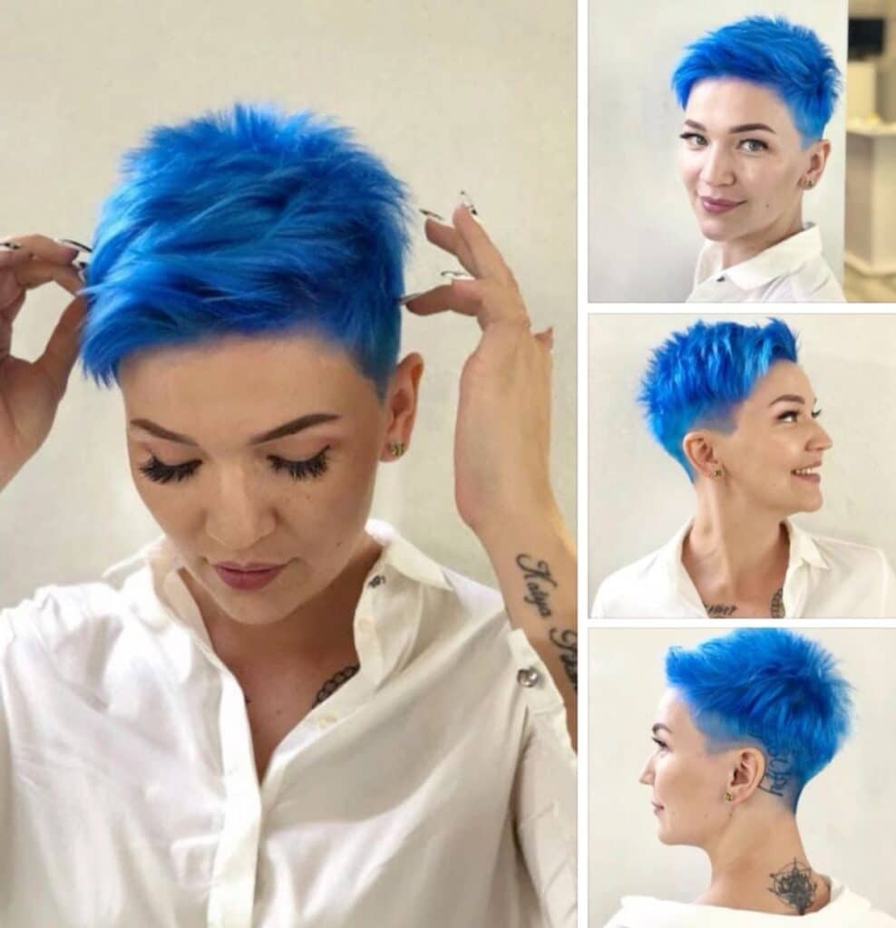 capelli blu