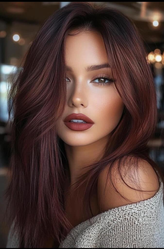 chocolate cherry brown