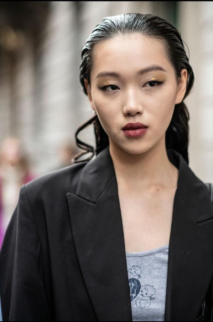 capelli effetto bagnato