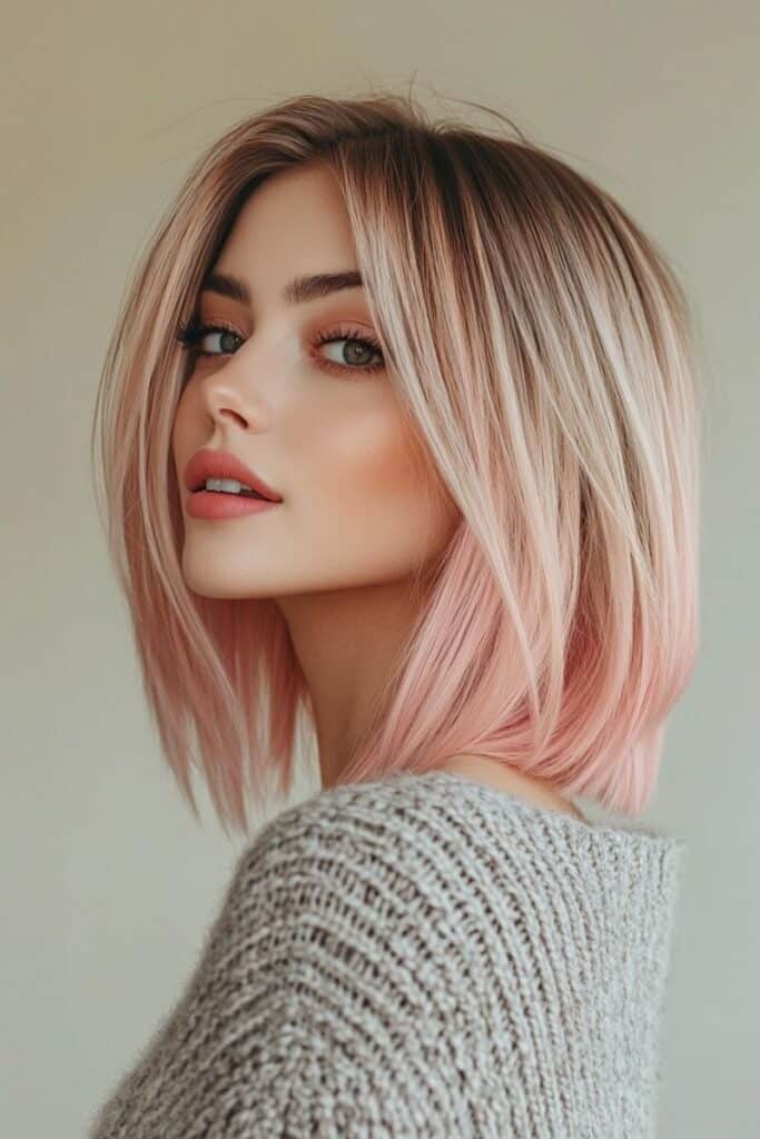 rosa ombré