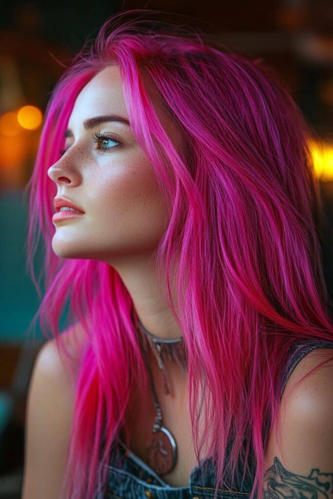 capelli fucsia