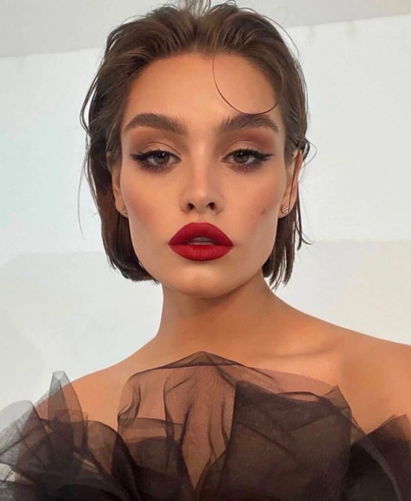 wet hair