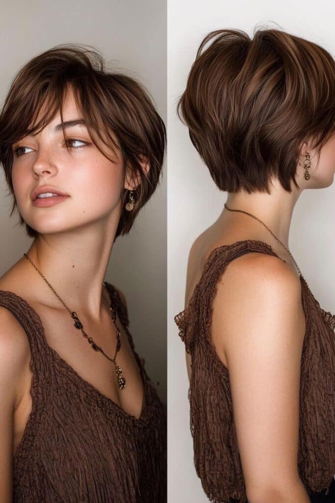 pixie cut corto